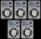 2023 Fiji $1 Silver Morgan Dollar 5pc Privy Set NGC PF-70 UC FDOI Premier Select