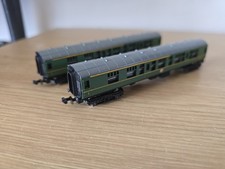 Lima N Gauge Southern Railway Coaches x 2 Excellent Condition Boxed