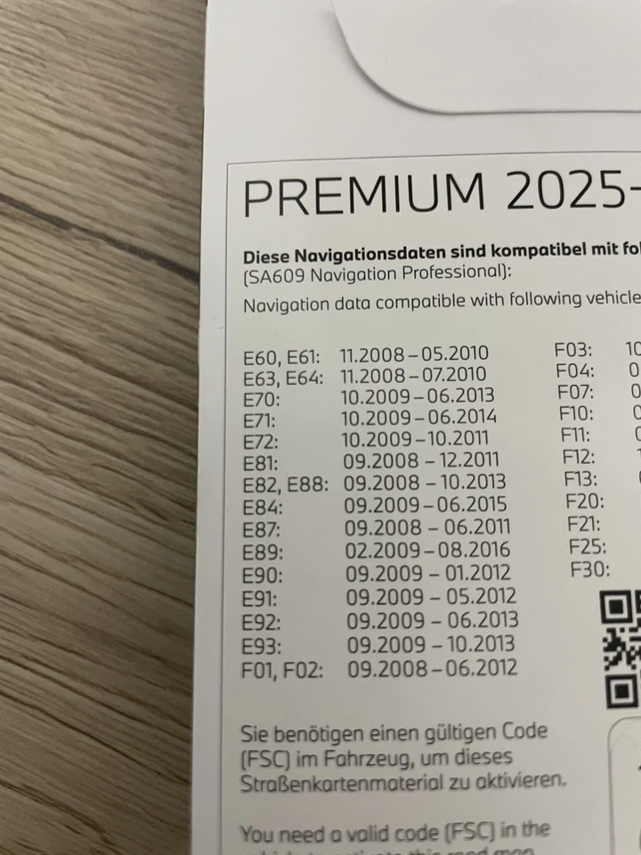 ORIGINAL BMW PREMIUM NAVI UPDATE USB ROAD MAP EUROPE WEST PREMIUM 2025-2 - Bild 3 von 4