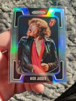 2025 Panini Prizm The Rolling Stones #22 Silver Holo Prizm MICK JAGGER