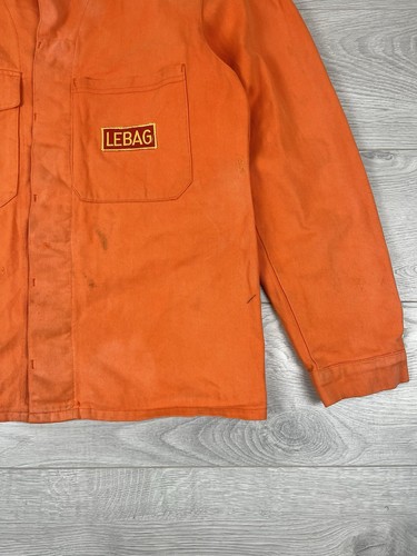 Giacca vintage anni 70 Le Laboureur operaio posta francese lavoro invecchiato taglia L uomo - Foto 5 di 14