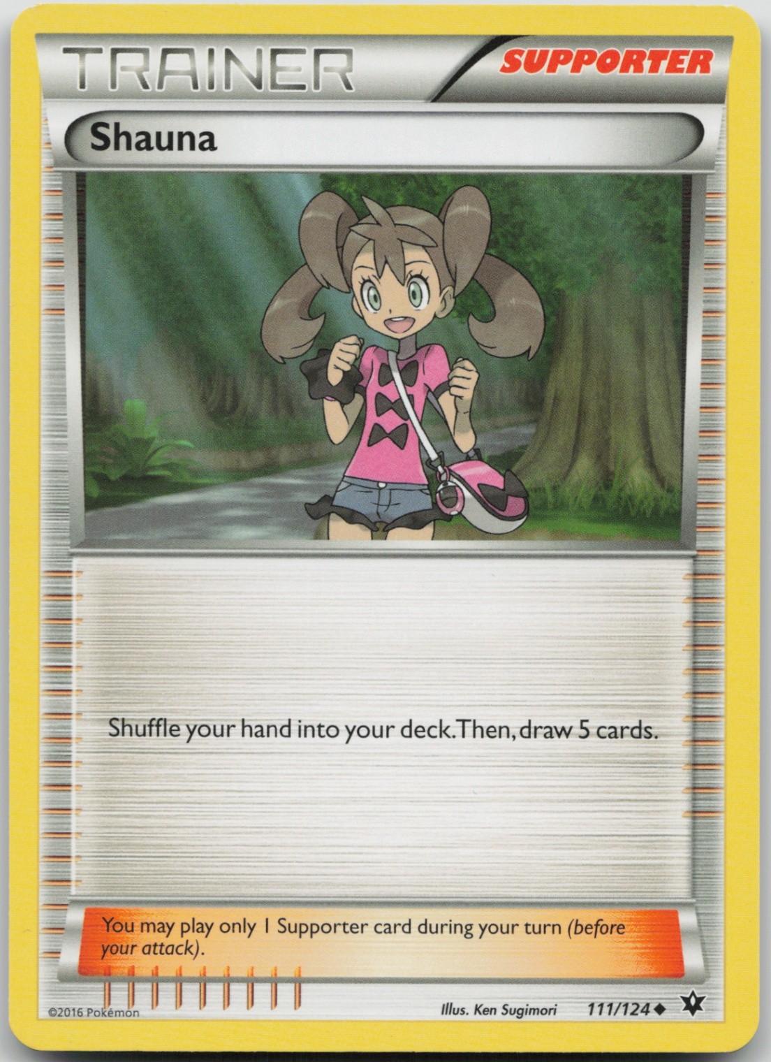 Shauna 111/124 Uncommon XY - Fates Collide LP Normal
