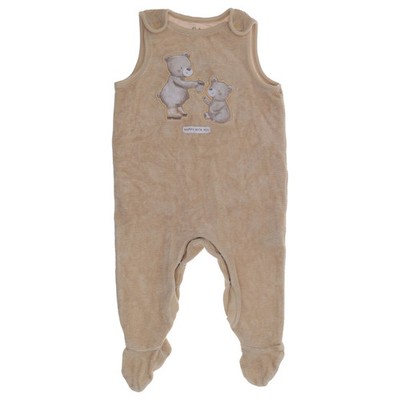 Baby C&A, Strampler, Größe: 62, Beige, Baumwolle/Polyester, Sonstiges #iiF