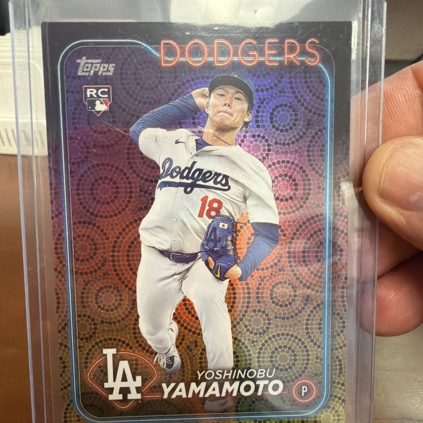 Yoshinobu Yamamoto 2024 TOPPS SERIES 2 SUMMER HOLIDAY RC #553 DODGERS🔥📈