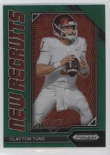 2023 Panini Prizm Draft Picks New Recruits Green Prizm Clayton Tune #NR-21 07rd