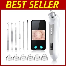 Grey Blackhead Remover Vacuum, 3 Adjustment Modes