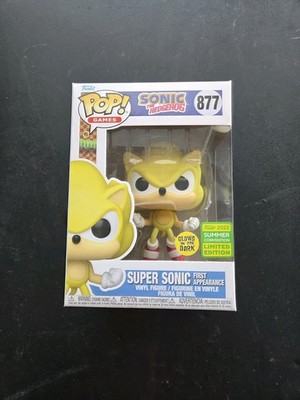 Funko Pop! Games: Super Sonic Glow 2022 Summer Convention Excl. Ltd. Ed. #877