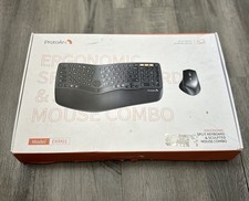 Ergonomic Wireless Split Keyboard Mouse ProtoArc EKM01 Full Size Ergo Bluetooth