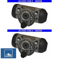 2X Radbremszylinder ATE 24.3222-1126.3 2 Bremszylinder Set Rechts Links