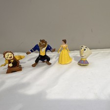 Burger King 1992 Disney Beauty The Beast Figurine Set of 4