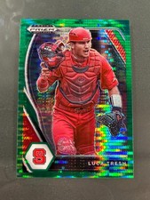 Luca Tresh 2021 Panini Draft Picks Baseball #PDP214 Card Green Pulsar Prizm