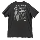 RVCA Shirt Mens XL Black Aloha ANP Artist Alex Matus Graphic Tee Musubi Surf