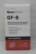 Novex Biotech GF-9 GH Boosting Supplement 84 Count EXP: 09/26