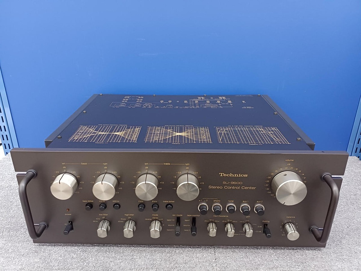 テクニクス　Technics SU-9600　プリアンプ（音出しOK） Technics SU9600 pre-amplifier - YouTube