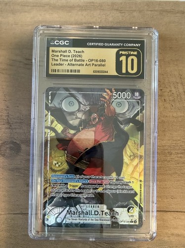 Marshall.D.Teach (Alternate Art) graded CGC 10 for sale on eBay