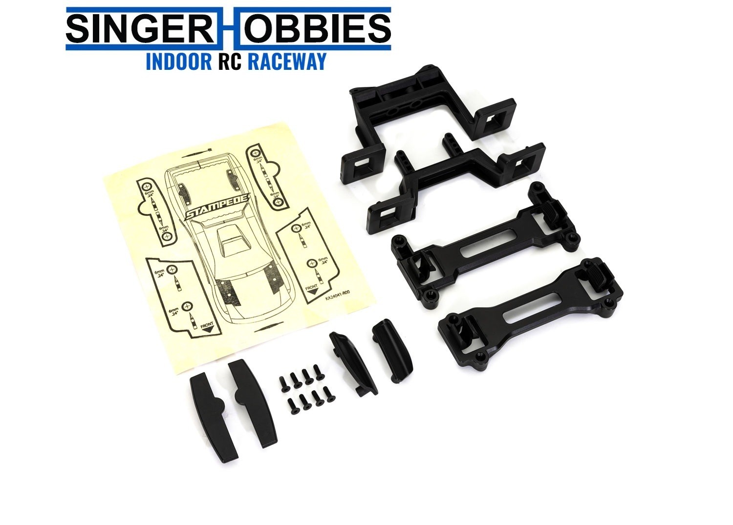 Traxxas 3619R Stampede 2WD Clipless Body Conversion Kit