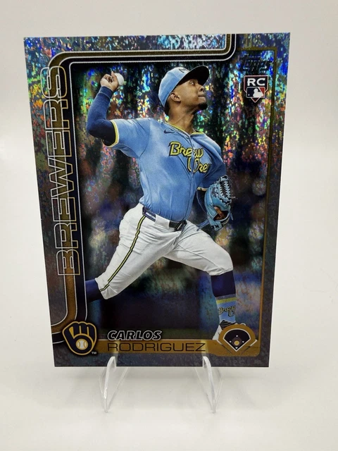 2025 Topps Series 1 Carlos Rodriguez 1/1 Milwaukee Brewers RC Rookie Card