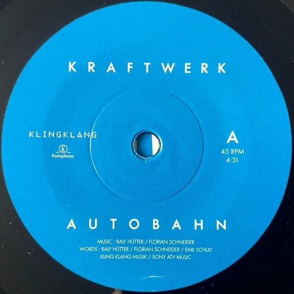 Kraftwerk Autobahn 7” Vinyl 50th Anniversary Pressing New & Sealed - Image 4 of 4