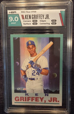 1992 Fleer Pro Visions Ken Griffey Jr #709 Seattle Mariners HGA graded Mint 9