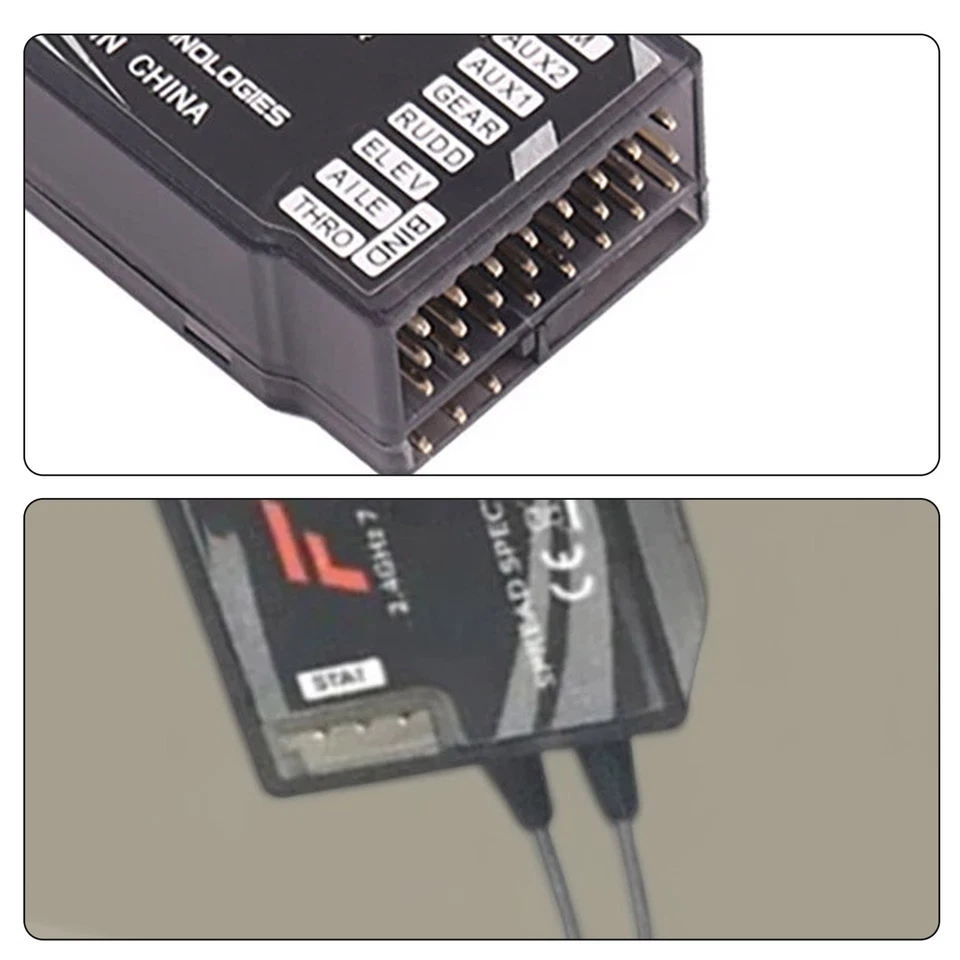 F701 7CH Channels 2.4GHz 7 Receiver For DX8 DX7 JR RC DSMX TRansmitter - Image 4 of 4