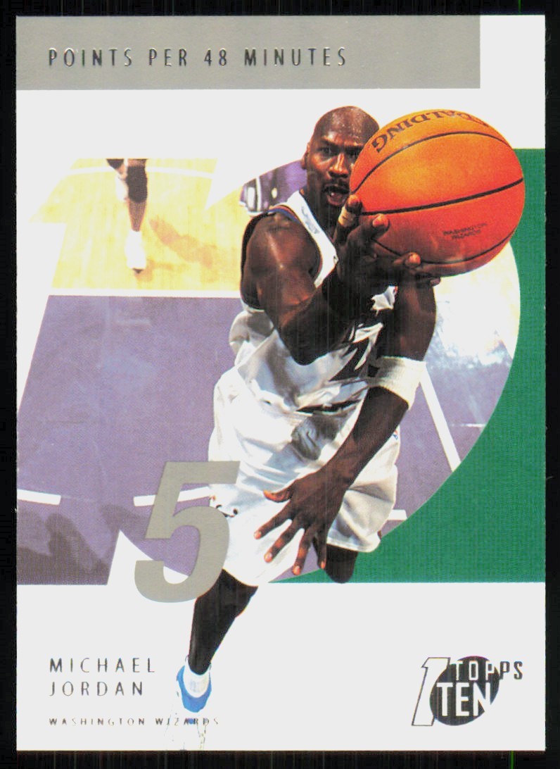 2002-03 Topps Ten Michael Jordan Washington Wizards #15