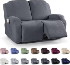 Recliner Loveseat Covers, Stretch Reclining Cover, Recliner Sofa Slipcovers S...