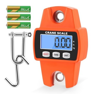 Waage LCD Display digitale Scale bis 300 kg Hängewaage mit Haken beleuchtet NEU