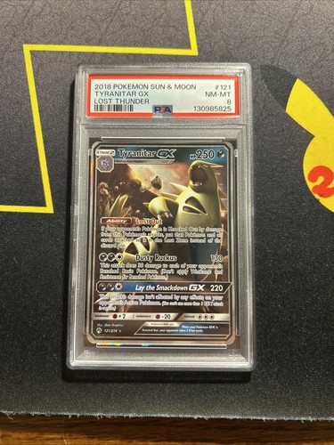 Tyranitar-GX graded PSA 8 for sale on eBay