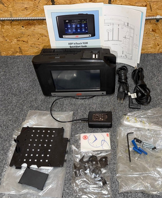 ADP 8609100-458 Intouch9100 Time Clock,  Fingerprint, ID Badge Reader