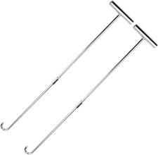 5th Wheel Pin Puller 32" Solid Steel with Chrome Plating Heavy Duty - 2pack