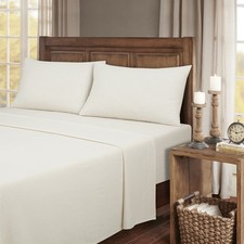 Kathy Ireland 100 Turkish Cotton Solid Flannel Sheet Set