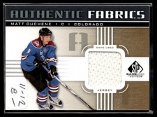 2011-12 SP Game Used Authentic Fabrics Matt Duchene Colorado Avalanche #AF-MD