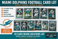 Miami Dolphins NFL 20-Card Lot 2023 Topps/Panini Score, Tua, Hill, Waddle