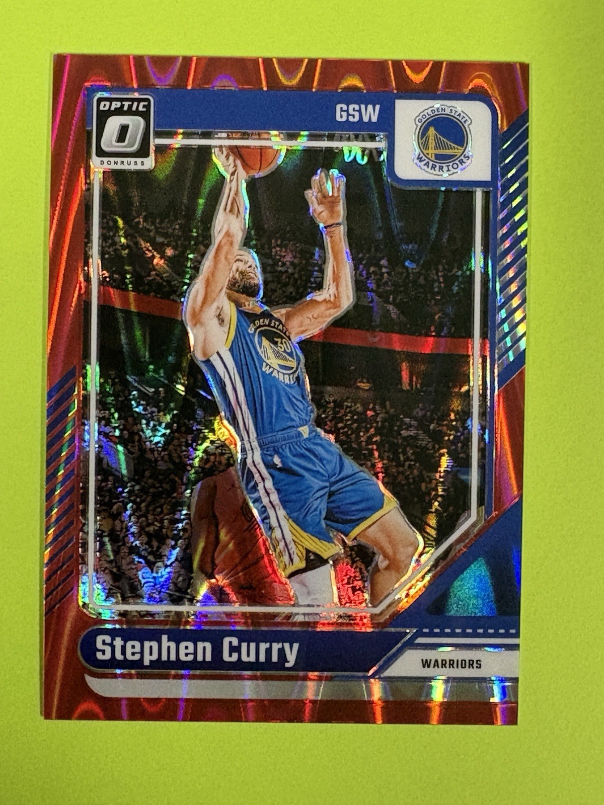 2024-25 Panini Donruss Optic - Stephen Curry #155 Red Seismic Prizm /149