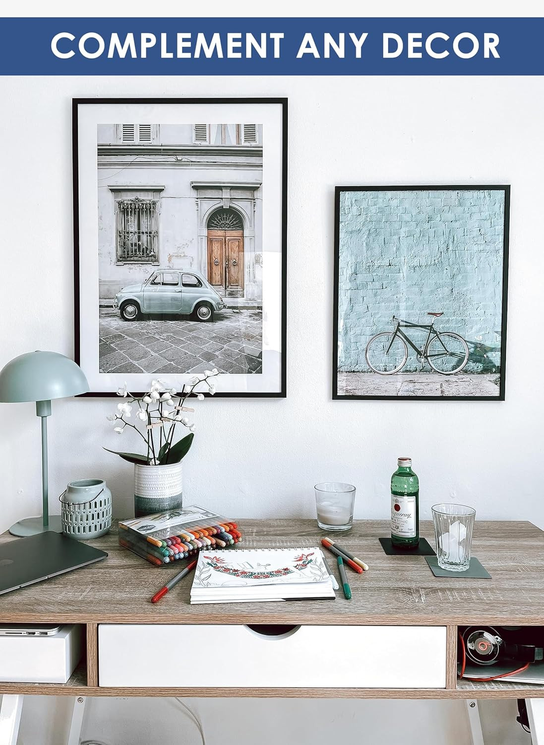 11X15 Picture Frame Black, Photo Frame for Wall Mounting Display Horizontally or