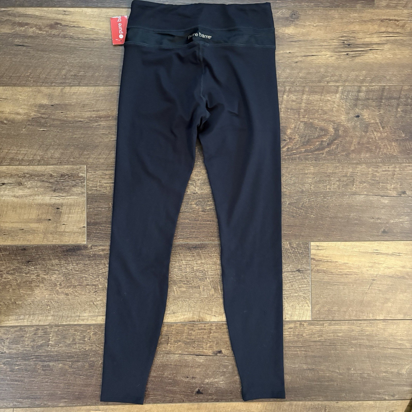 Pure Barre Womens Black Ankle Athletic Active Workout Legging Compression Size S