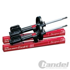 2x KYB EXCEL-G STOSSDÄMPFER VORNE L+R für RENAULT LAGUNA III COUPE GRANDTOUR