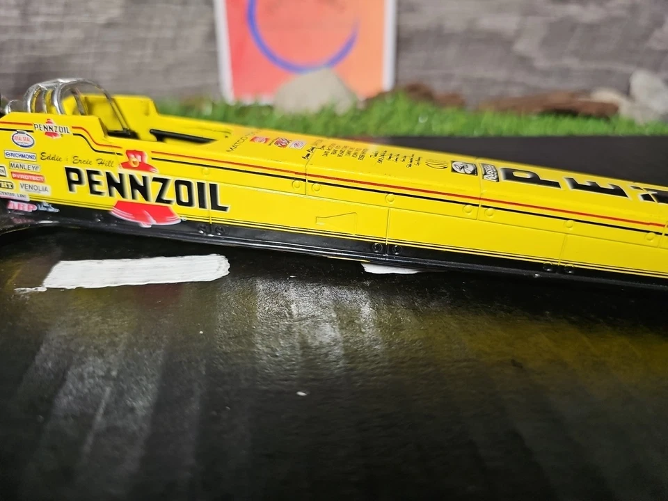 Acción Pennzoil Eddie & Ercie Hill NHRA Top Fuel Dragster 1:24 Diecast Foto 3 de 4