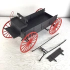 Marx Johnny West Wagon w/ Whip & Seat Missing Wheel Caps