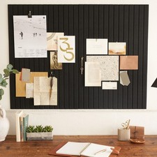 Large Felt Bulletin Board - Stylish Perfectly Sized 35" x 47" Cork Board Alte...