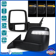 Tow Mirrorssequential Signalpower Heated For 2009-2018 Dodge Ram 1500
