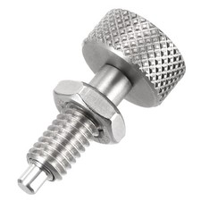 M6x1 Spring Plunger with Knurled Handle Coarse Thread Index Plunger