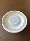 Corelle Woodland Brown 6" Saucer, 1970s, Vintage MCM Set Of 3