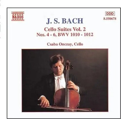 Csaba Onczay - Bach: Cellosuiten Vol. 2 Onczay