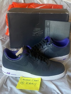Mens 12 Nike Air Force 1 AF1 Low PRM KOBE ''Black Mamba'' Anthracite Grey/Purple