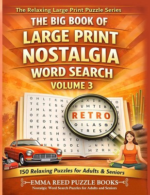 Emma Reed Puzzle Books | Nostalgic Word Search Puzzles for Adults and Seniors