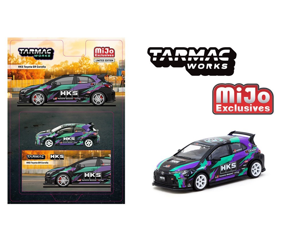 ミニカー HKS GR Corolla 1/64 Tarmac Works Tarmac Works Toyota GR Corolla HKS Global64 1/64 | eBay