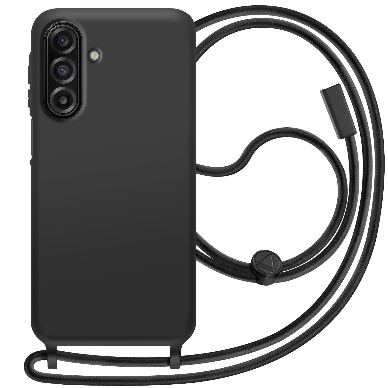 Coque silicone Samsung A17 antichoc noire pour éviter les chutes de téléphone