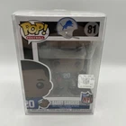BARRY SANDERS Funko POP! NFL Legends Vinyl Figure #81 Detroit Lions w/ protector
