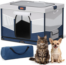 Foldable Dog Playpen for Small Dogs  Sturdy Puppy Playpen Indoor Outdoor with Ful